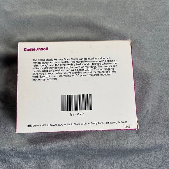 Radio Shack Vintage Wireless remote Door Chime - Picture 3 of 3